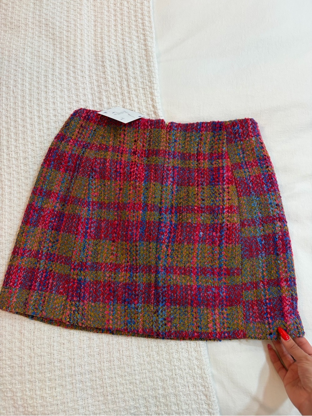 Multicolor Tweed Mini Skirt - Women - Picture 5 of 5